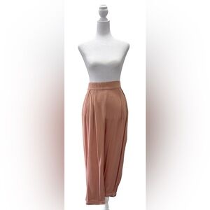 GAP Women's harem or high waist pull on pants in dusty pink/blush size small